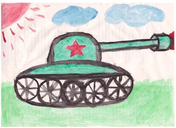 детские рисунки о войне (10)