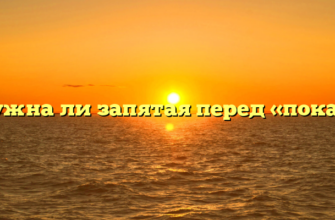 Нужна ли запятая перед «пока»?